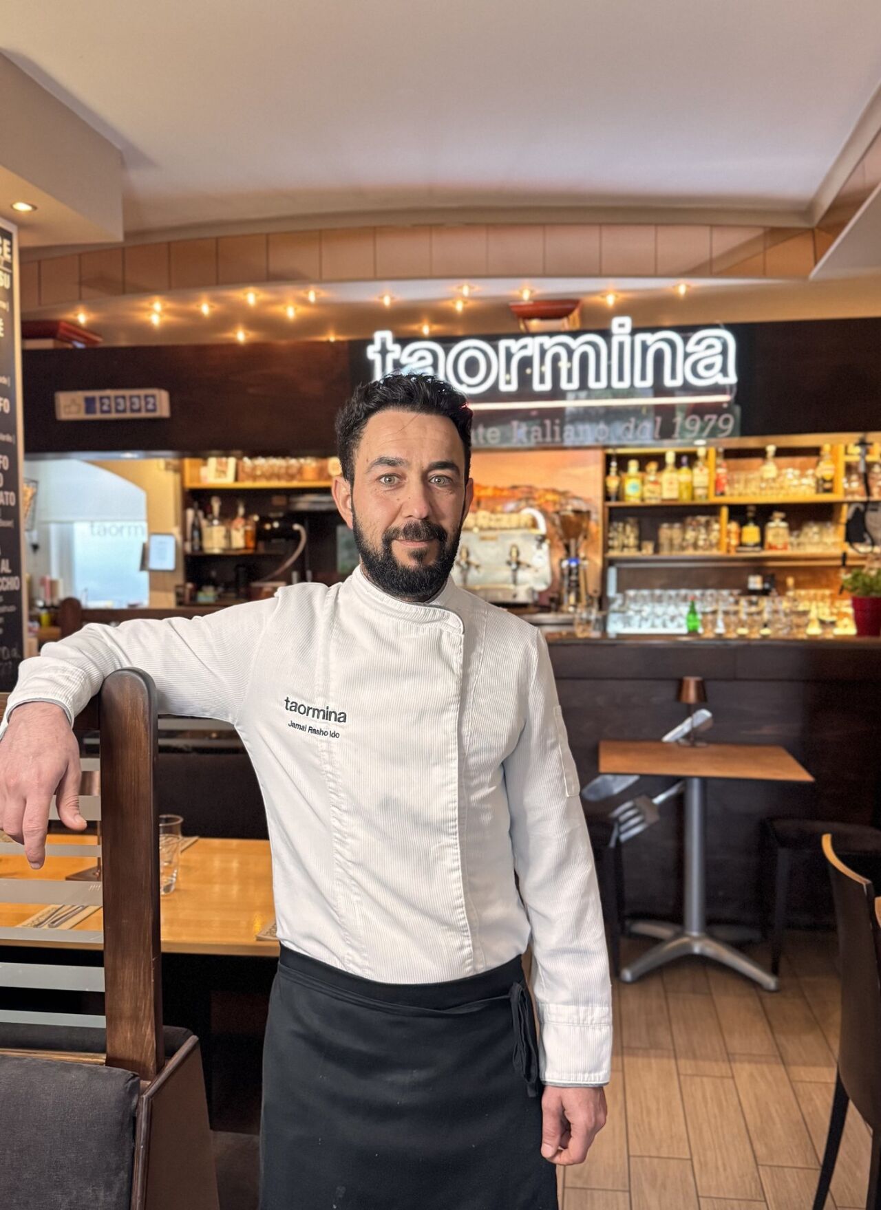 Jemal Rasho Ido, cook at Ristorante Taormina