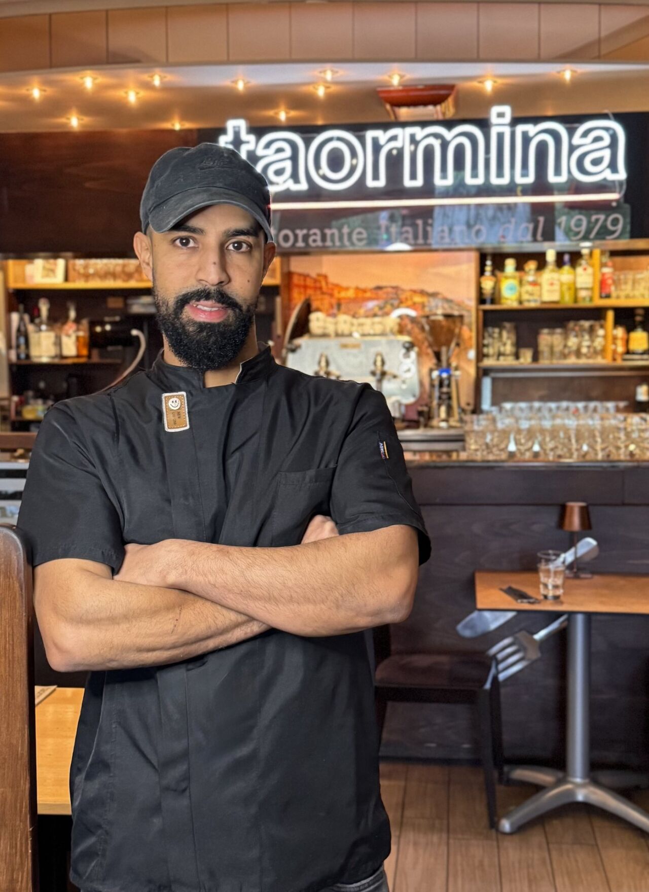 Khalil Bousselmi, pizza chef at Ristorante Taormina